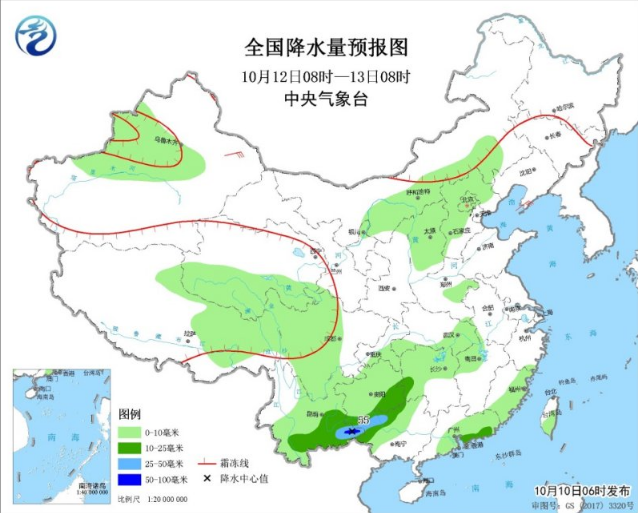 华北东北遭冷空气突袭降温明显 西南阴雨天气众多