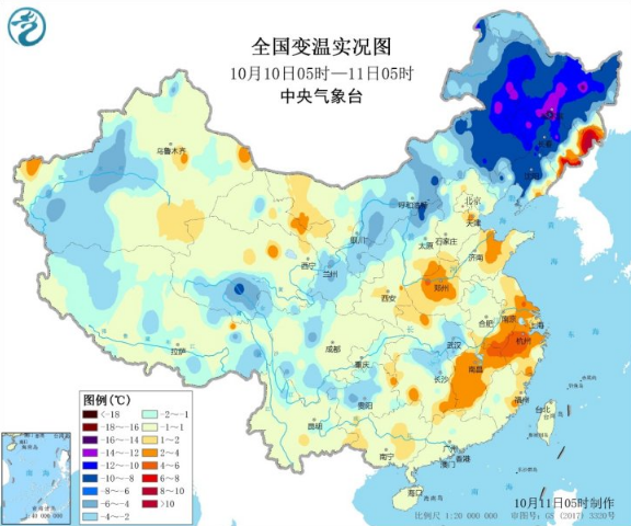 两股冷空气先后袭击北方 西南地区和湖北湖南多雨水