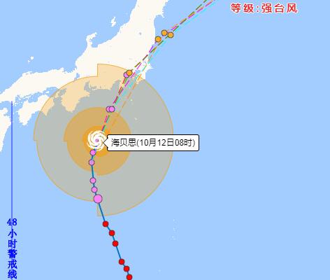 19号台风海贝思登陆在即 日本此时已遭风雨席卷