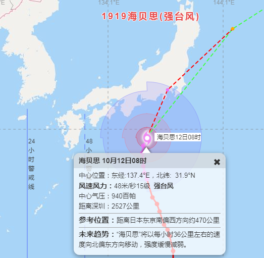 19号台风登陆时间提前？从12日晚8时提前到下午5时