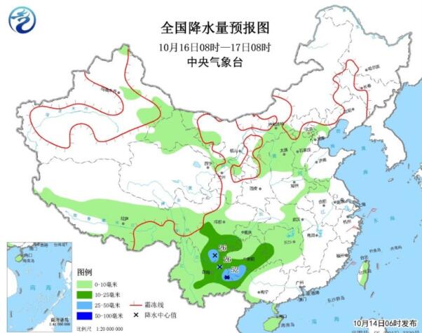 黄淮江淮一带有冷空气光顾 西北地区阴雨气温下降4～8℃