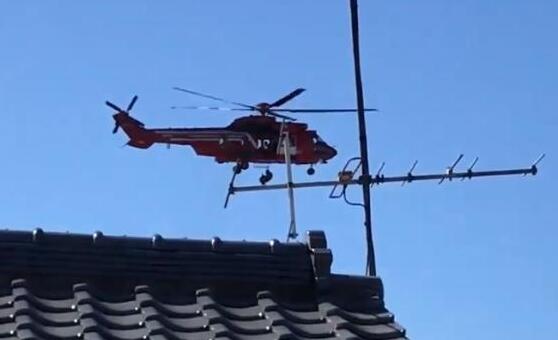 日本台风救灾直升机失误致人死亡 70多岁老奶奶高空坠亡