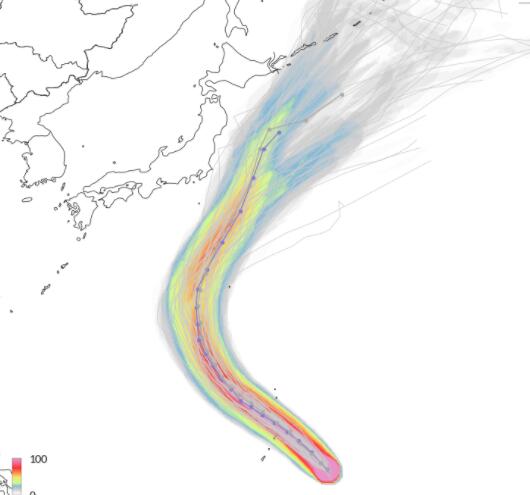 20号和21号双台风最新消息 北偏东而行“浣熊”或登陆日本