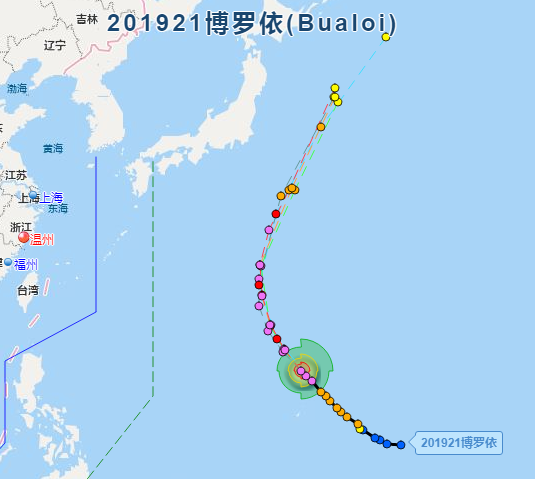 台风博罗依中央气象台预报：21号台风已有14级对中国影响大吗？