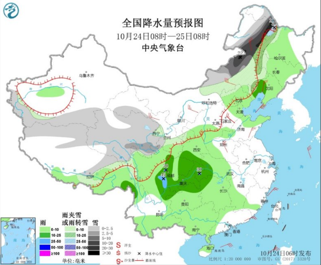 从东北到湖南江西都降温！华西阴雨内蒙古东北暴雪