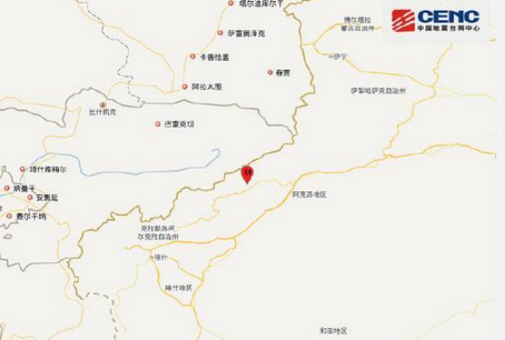 新疆乌什5级地震是怎么回事 新疆乌什5级地震暂无伤亡消息
