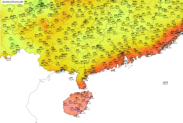 这股冷空气的带风能力太强 华南广东广西今晚就开始降温
