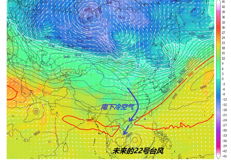 确定了！台风胚胎98W将成为22号台风 台风麦德姆让南方变冷