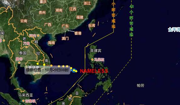 22号台风最新消息实时路径图 台风“麦德姆”即将生成目标越南