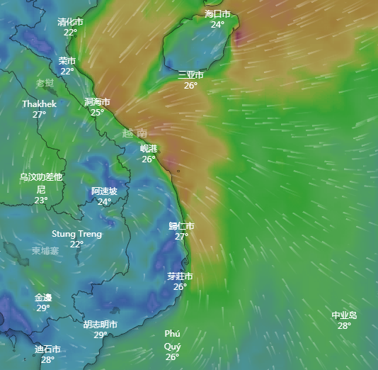 台风蓝色预警解除：22号台风以10级强度登陆越南