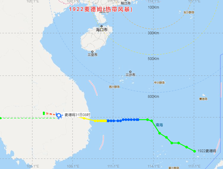 海南明显风雨天气来袭！22号台风对中国影响何时结束？
