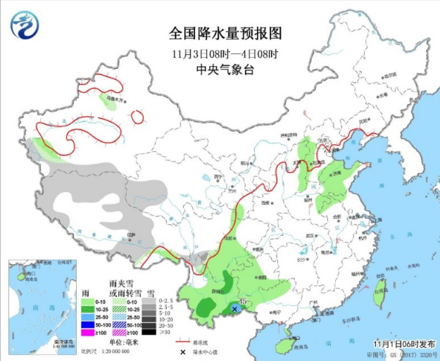 西北华北西南先后出现雨雪天气 川西和西藏有大雪