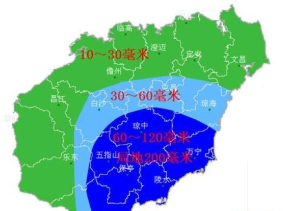 24号台风将在9日起给海南带来大雨 台风娜基莉对海南还有哪些影响？