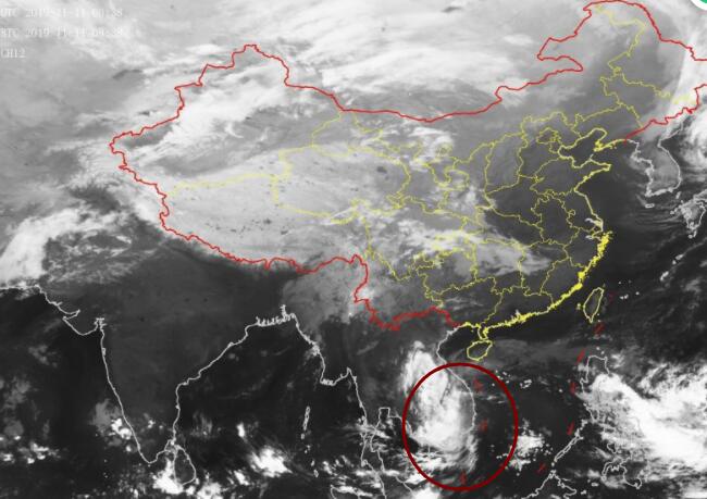 台风娜基莉登陆最新消息 于今凌晨0点前后登陆越南