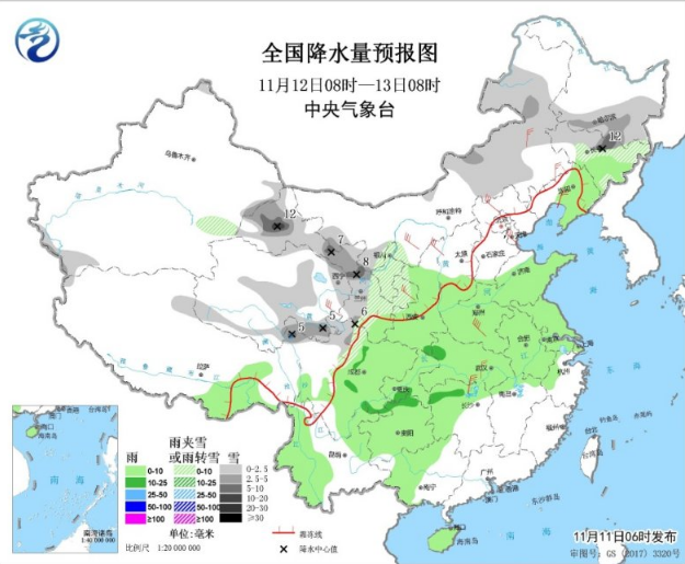 西北东北被冷空气肆虐降雨又降雪 冬季继续南下