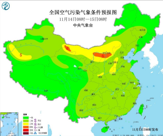 全国雾霾预报：强冷空气的好处就是吹散雾霾