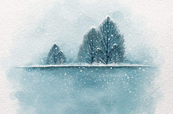 小雪节气的图片怎么画 小雪节气绘画图片高清