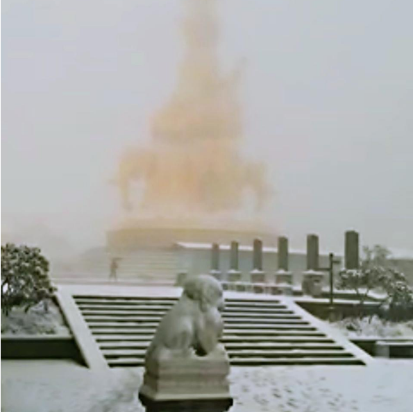 峨眉山2019第一场雪雪景实拍 峨眉山第一场雪值得去看吗？