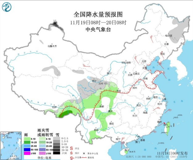 黑龙江北部大到暴雪 强冷空气突袭中国东部