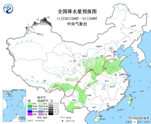 黑龙江北部大到暴雪 强冷空气突袭中国东部