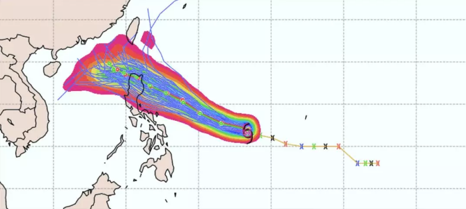 26号台风转向促使27号台风生成 台风凤凰登陆中国华南可能性高吗？