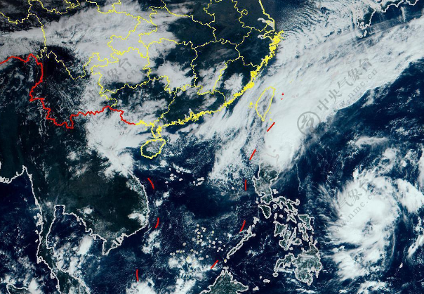 中央气象台10时发布台风蓝色预警：海鸥今日登陆影响我国台湾及沿海城市