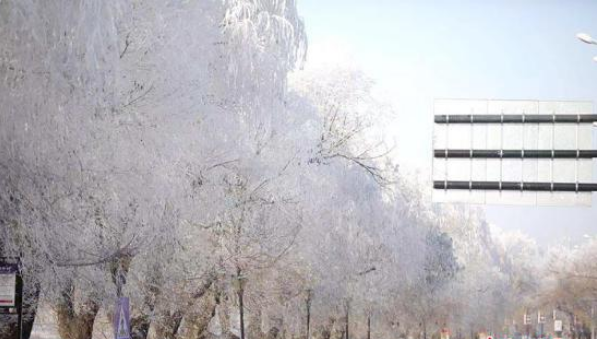 中国雾凇之都今冬首现雾凇 打破“爆破水电站病坝没雾凇”的传闻