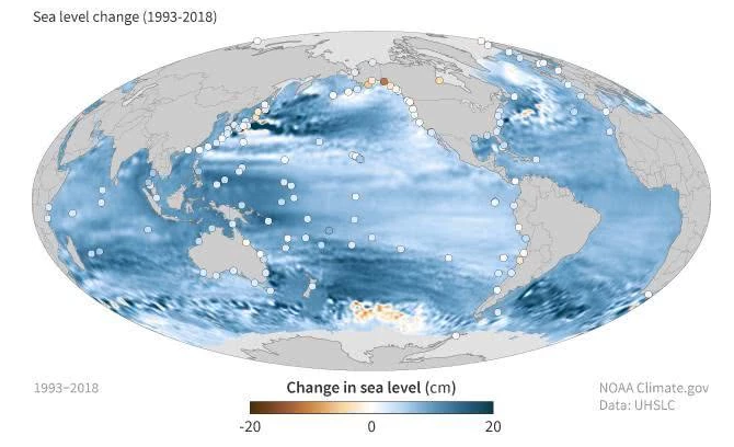 海平面上涨8.1厘米达26年来最高水平 未来或有更多城市被淹