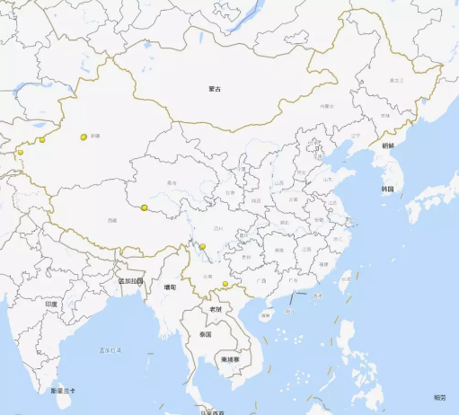 上周地震情况统计：中国9次大地震全球5次6级地震