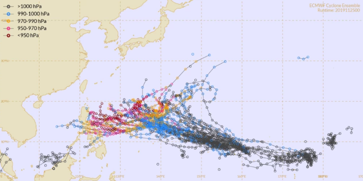 28号台风离中国有多近？台风北冕有成为2019年新风王的潜质