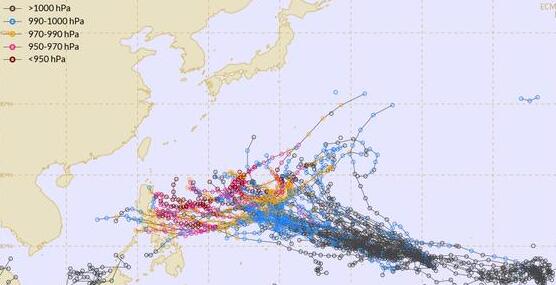 28号台风最新消息实时路径图 台风“北冕”登陆地点时间预测