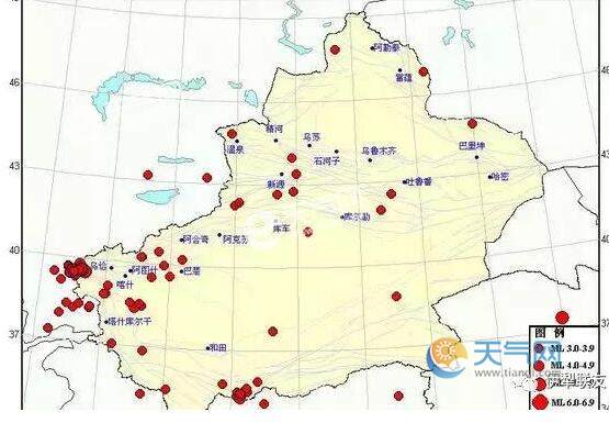 2019新疆地震最新动态今天 田地区皮山县发生4.0级地震