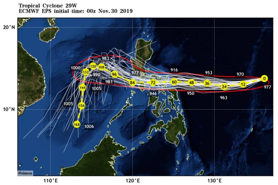 17级超强台风北冕将重创菲律宾 28号台风给中国沿海制造暴雨