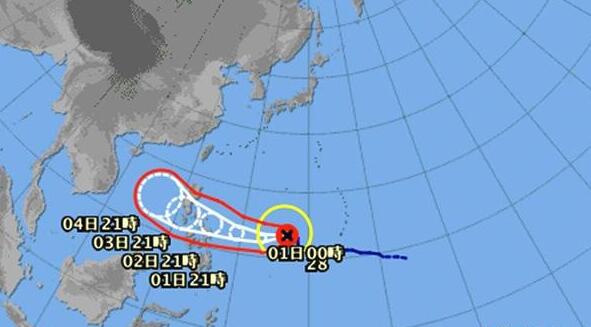 第28号强台风“北冕”逼近菲律宾 预计3日凌晨登陆吕宋岛