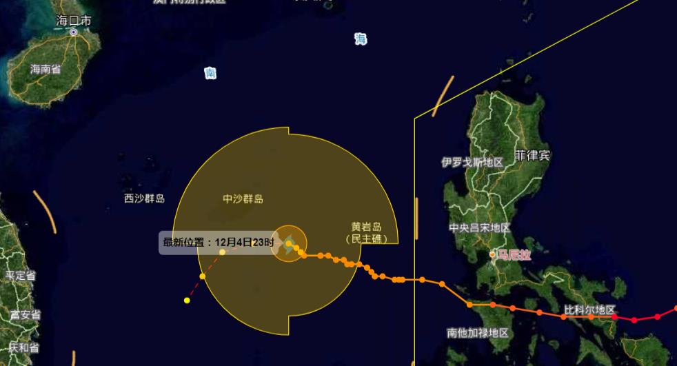 冬季冷台风北冕来到南海 28号台风或带来最晚台风雨