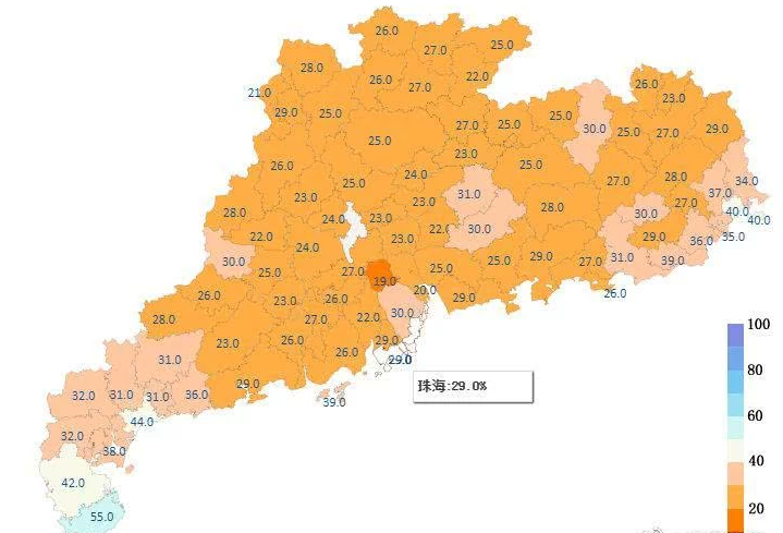 广东成全国最新干旱集中地 100个市县都发布森林火险预警