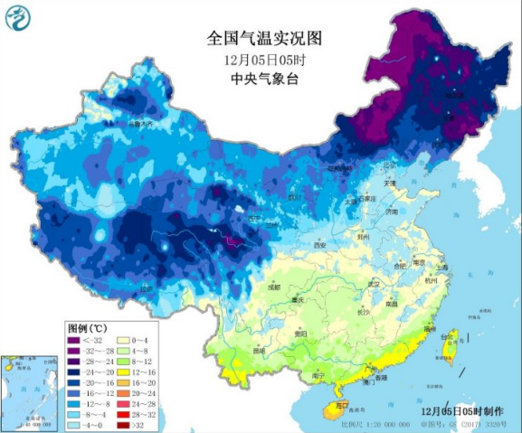 全国大部进入寒冷阶段升温困难 晴冷是主流雨雪稀少