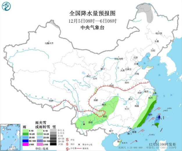 28号台风致南海等地现大风 东南沿海有大雨