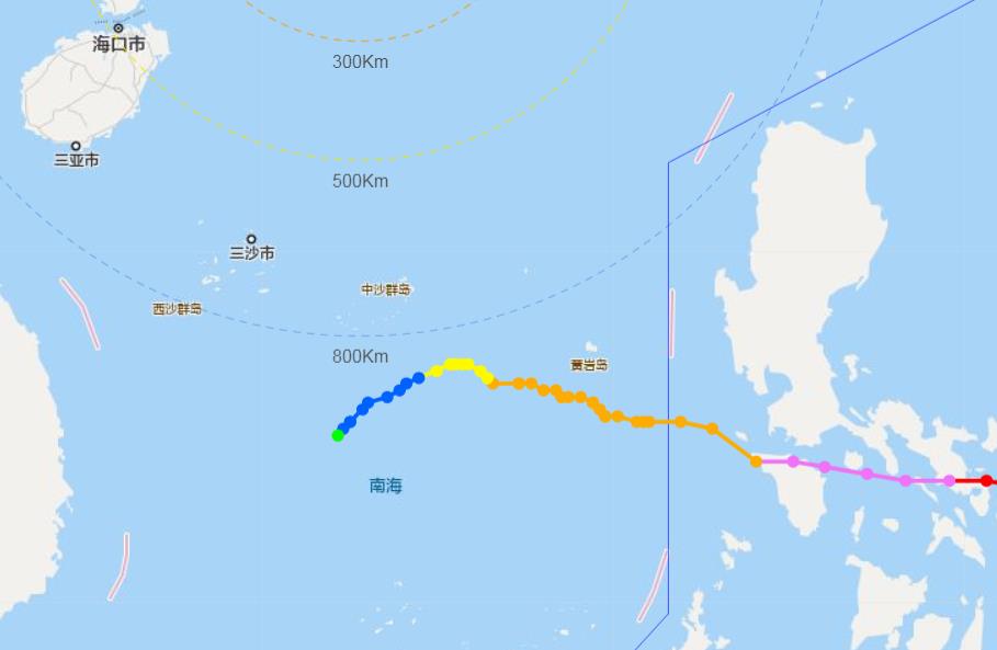 28号台风残流致中国南部东南部海域9级风 华北雾霾来袭