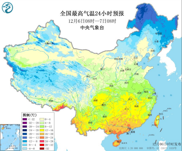 东北开启升温模式西南华南继续气温新低 周末晴天范围最大