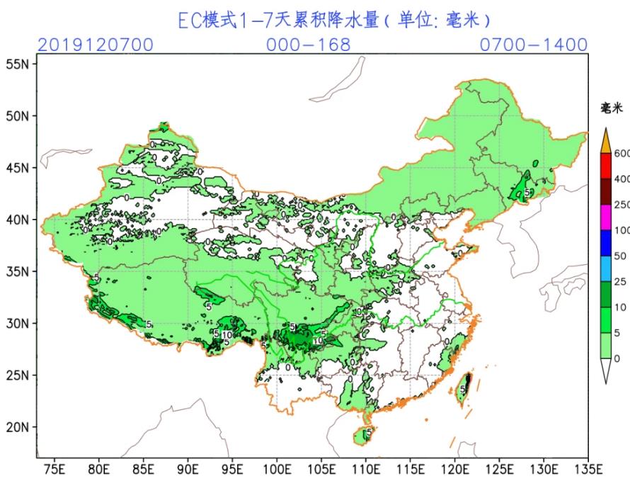 中国的干燥还要持续下去！未来10天全国大部雨雪稀少