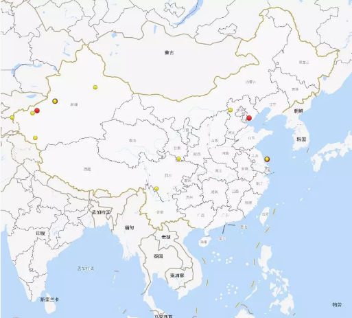 上周全球地震总结：中国境内最大4.9级境外两次6级地震