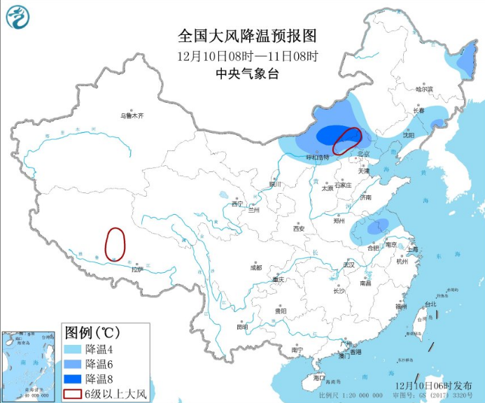 冷空气加强把雾和霾驱散 长江以南升温体感偏暖