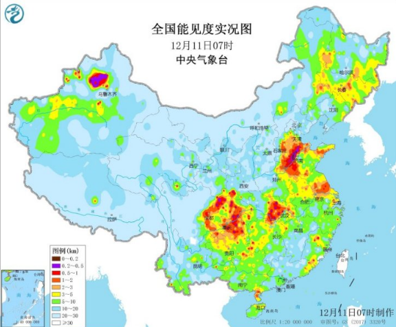 大风来袭虽降温却驱赶雾和霾 大部天气干燥雨雪集中在东北