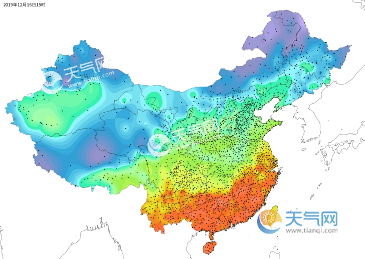 2019年暖冬在南方更显著!江南出现接近30℃高