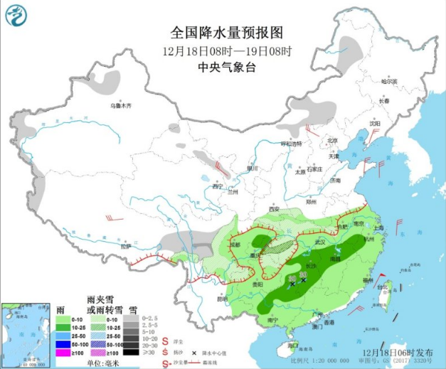 江南东北温暖不再暖冬遭“腰斩”冷暖空气让南方降雨范围扩大