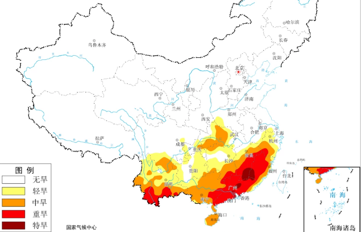 南方本轮阴雨将彻底解除旱情！不过也会带来持续湿冷