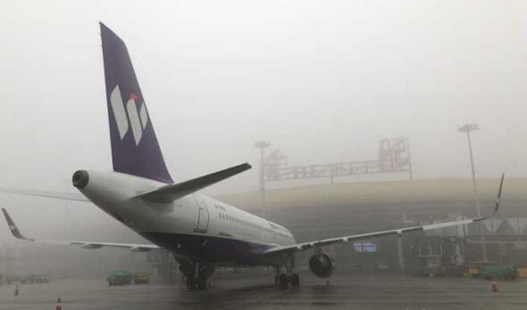 合肥机场大雾局地能见度不足200米 共计14个航班延误
