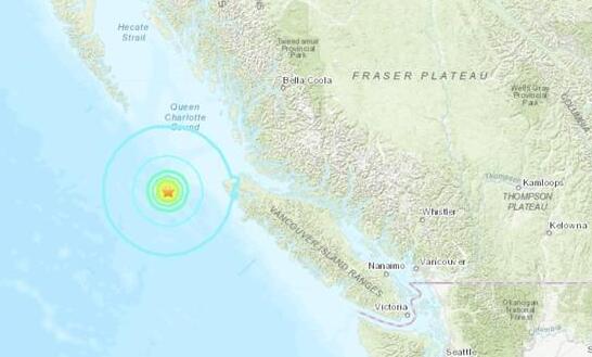 温哥华海域6.0级地震怎么回事 温哥华位于什么地震带