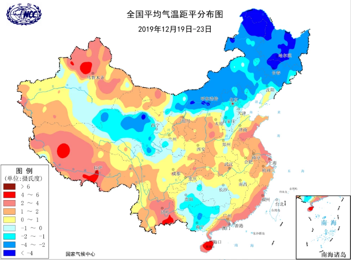 2019年暖冬持续时间长：1月上旬依然偏暖